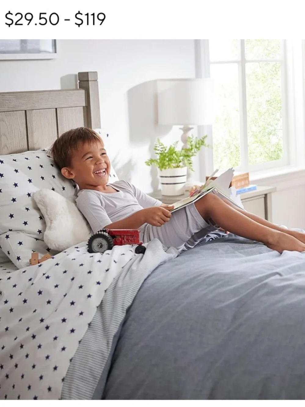 Pottery Barn Kids classic blue